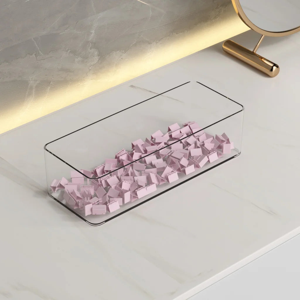 Clear Makeup Organiser, Divided or Open Options