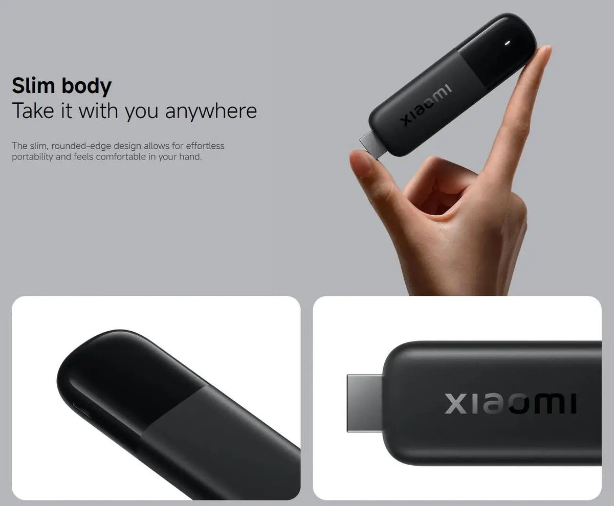 2025 Xiaomi TV Stick 4K 2nd Gen, Google TV, WiFi 6 Portable Streaming Media, Netflix Google Assistant, Smart TV Dongle BT5.2