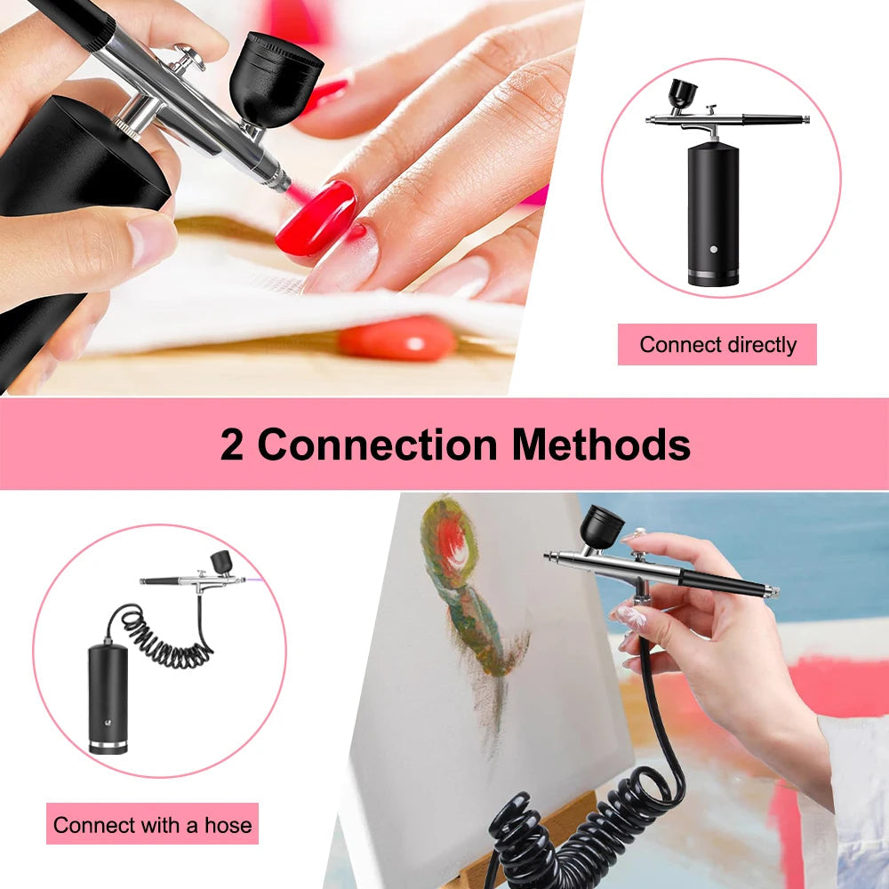 Airbrush with Compressor Airbrush Painting Mini Spray Gun for Painting Electric Paint Gun Airbrush Compressor Paint Spray Gun
