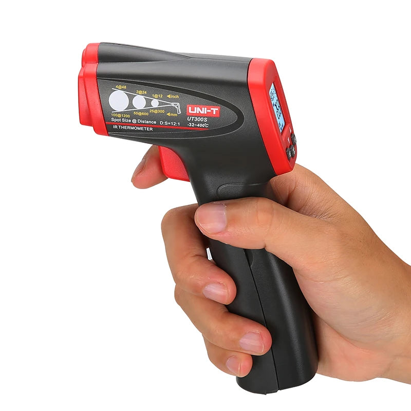 UT300S Infrared Thermometer, -32 to 400 °C, 12:1