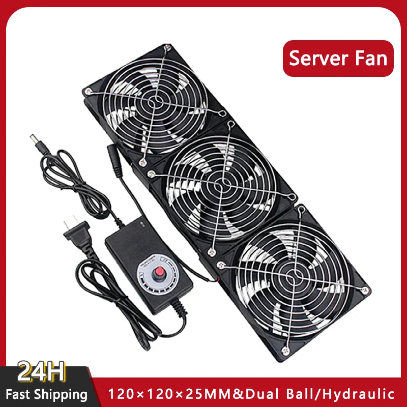 Chladicí ventilátor 120 mm a možnosti regulace rychlosti