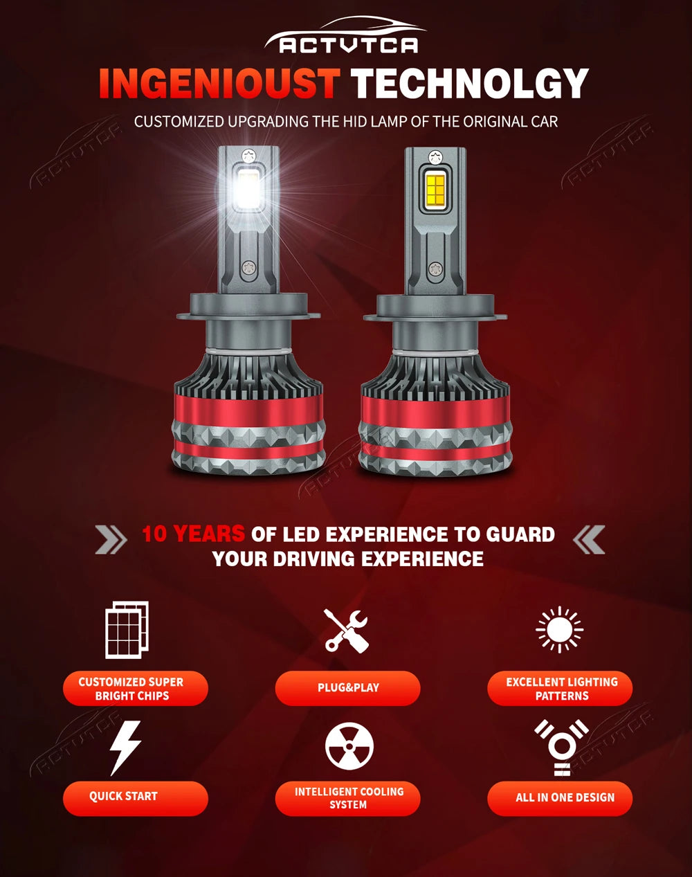 Phares LED 9800W H4 H7 Canbus H1 H11 9005 HB3 9006 HB4 6000K 4300K 3000K Trois Couleurs Télécommande Lampe LED de Voiture Bulbe Strobe