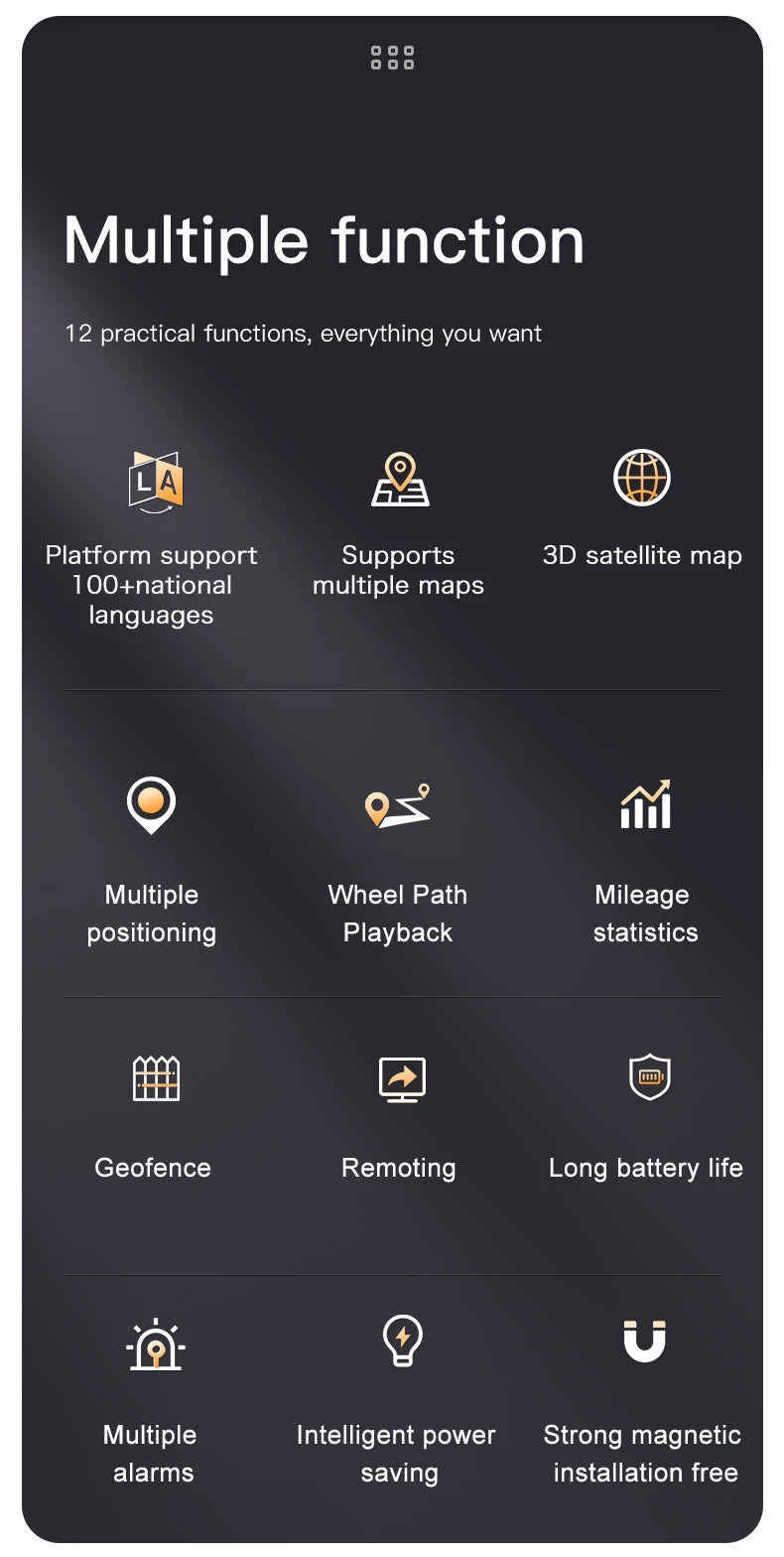 GPS Tracker Mini Global Positioning System For Car Bike Pet Children Real Time Tracking Locator Magnetic Anti-lost Tag GSM App