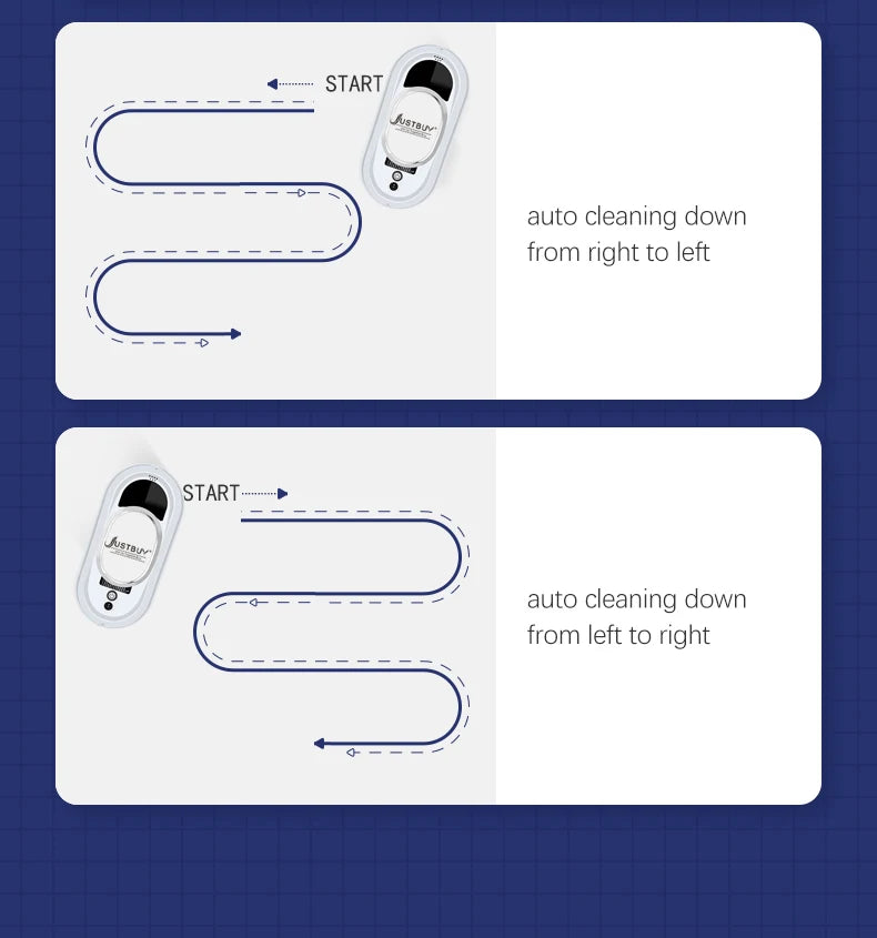 Window Robot Vacuum Cleaner Auto Working Electric Glass Limpiacristales Remote Control For Home