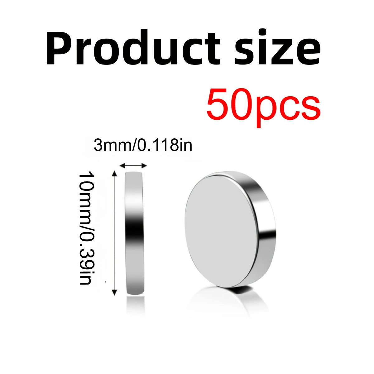 10x1/10x2/10x3 mm-20/50/100 ks kruhové magnety do chladničky, široko používané v kanceláriách, DIY, tabuľová doska, kuchynské náradie, skladovanie, nechty, umenie