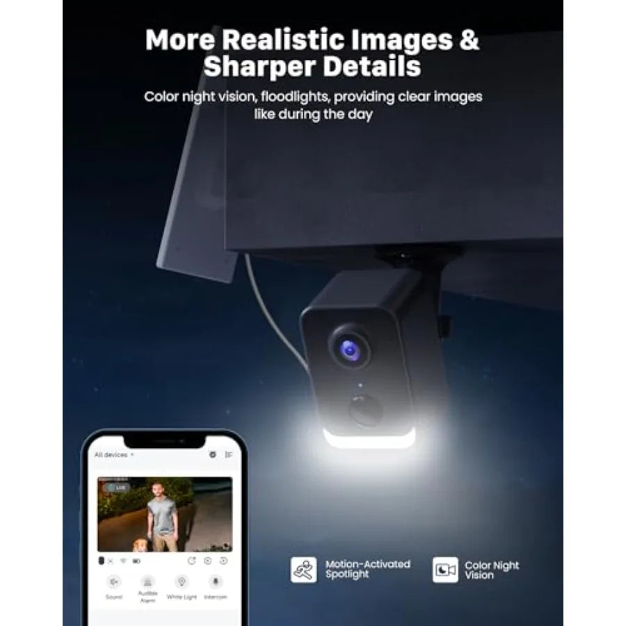 Wireless Outdoor Security Cameras for Solar-Powered Home Surveillance