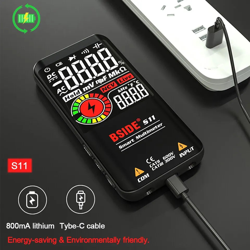 S10/S11 Digital Multimeter with Smart Range Selection