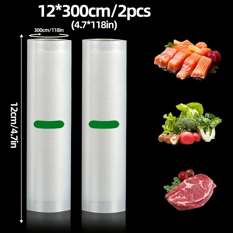 Textured Vacuum-Sealer Rolls, Width and Pack Options