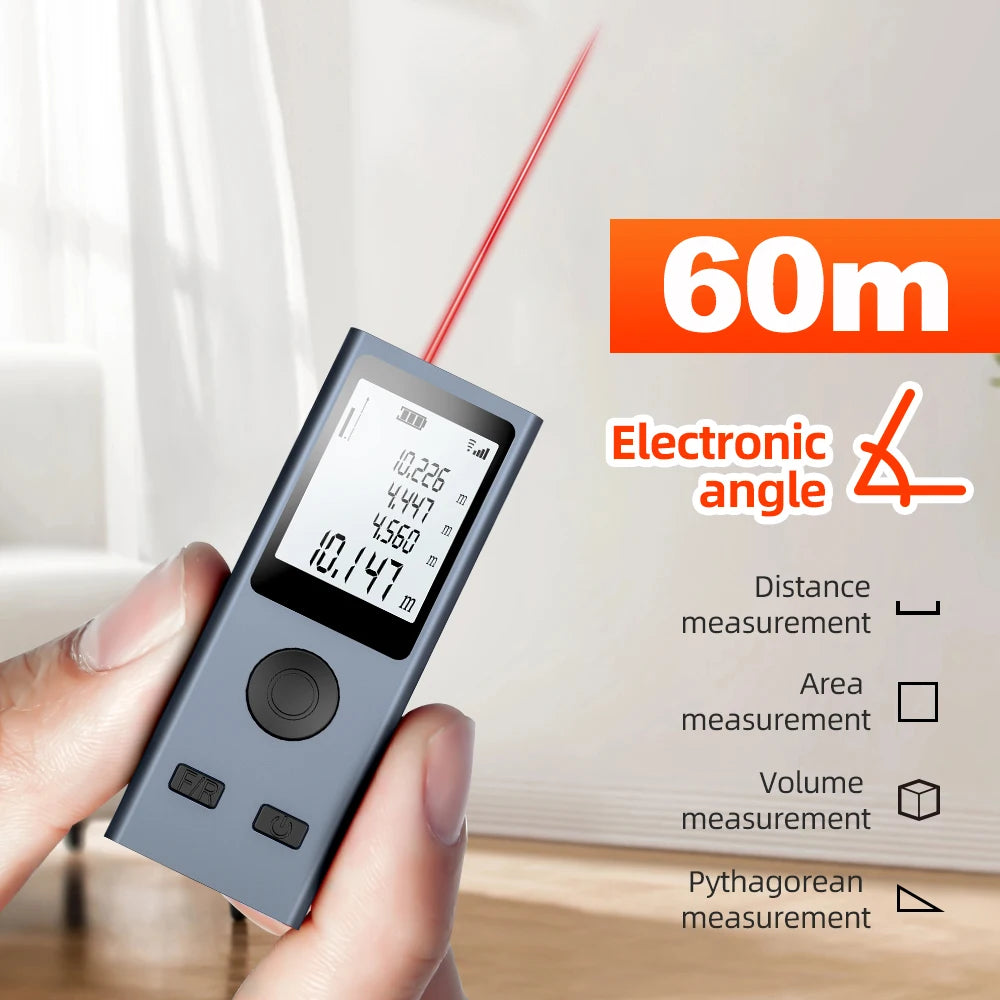 Rechargeable Mini Laser Distance Meter - Options