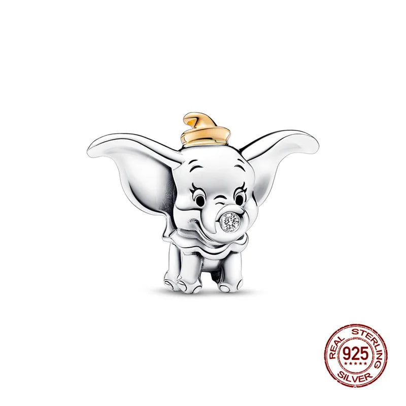 925 Silver Witch Charm Bead for Disney-Inspired Bracelets