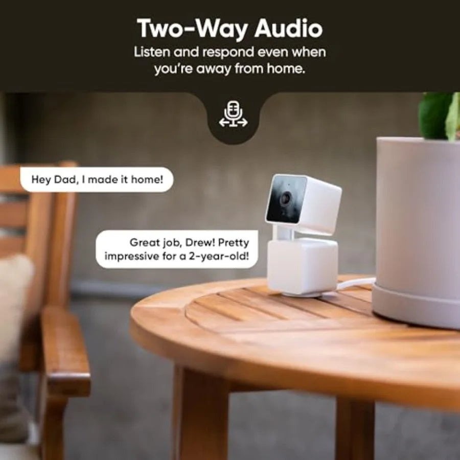 1080P Indoor/Outdoor Security Camera with 360° Pan/Tilt