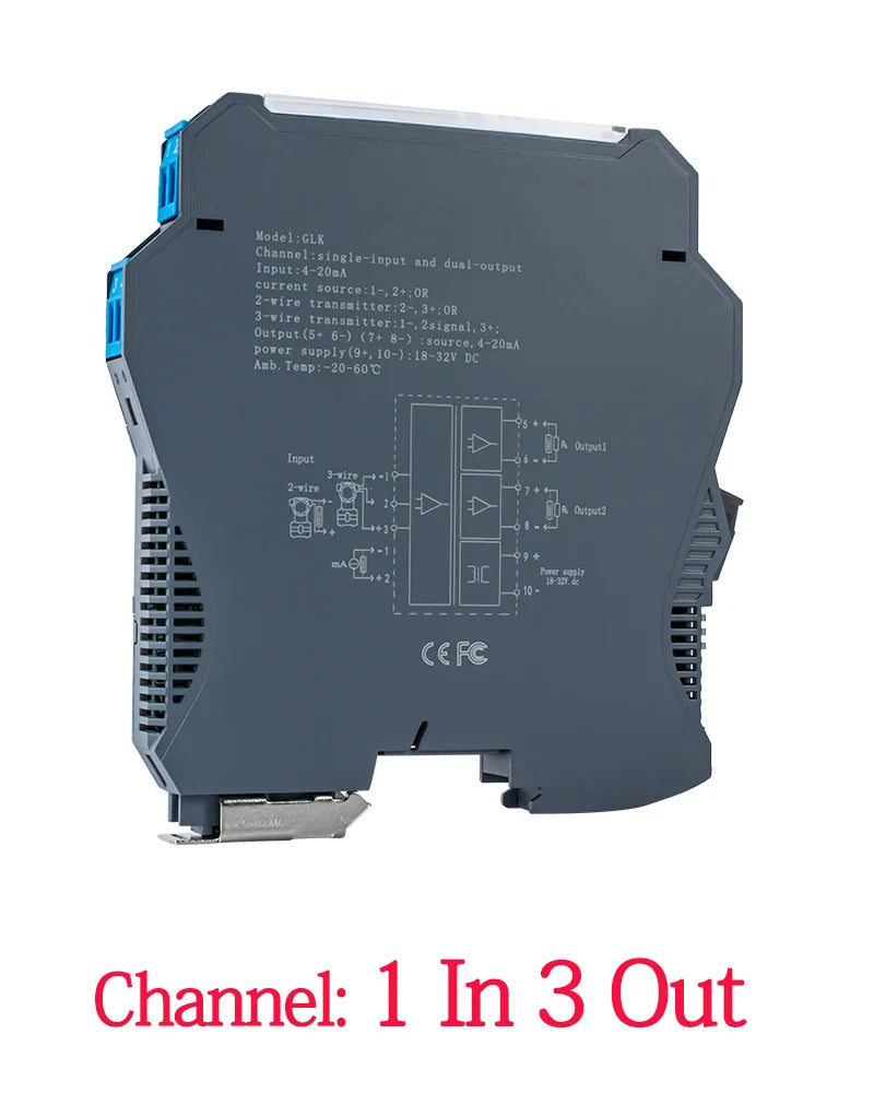 GLK Analogue Signal Isolator - Channel Options