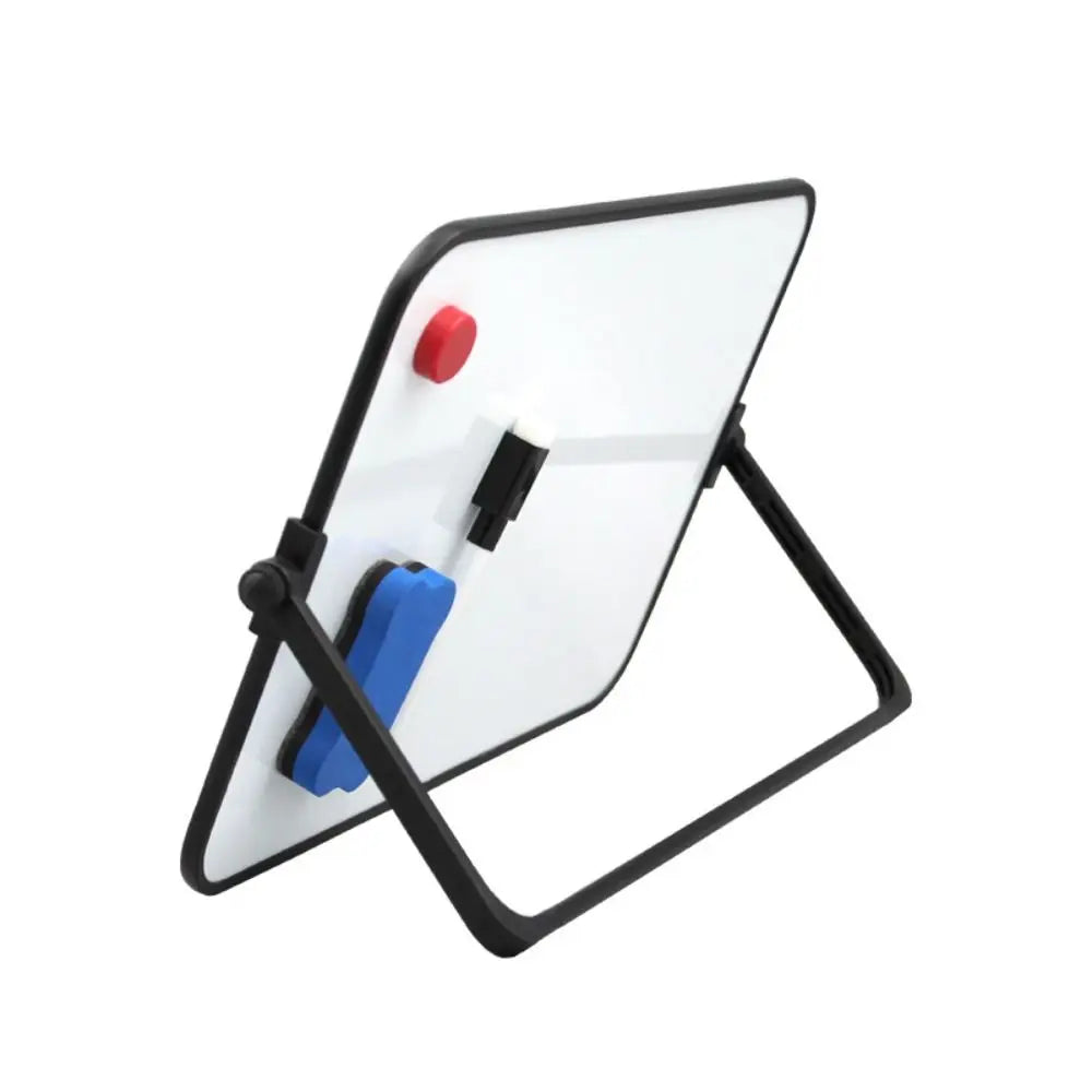 Quadro branco de secretária de dupla face com suporte