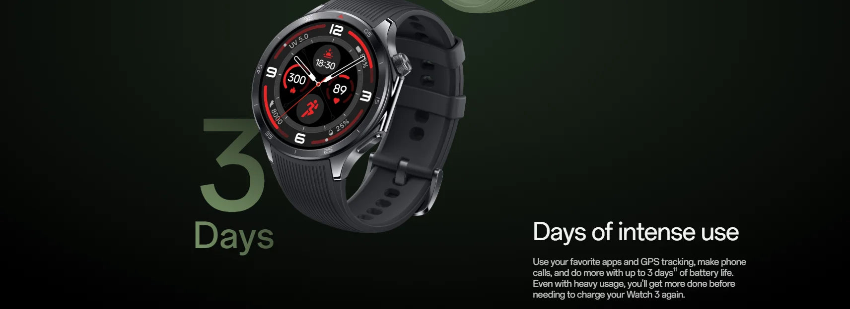 OnePlus Watch 3 Pametni sat s LTPO AMOLED zaslonom