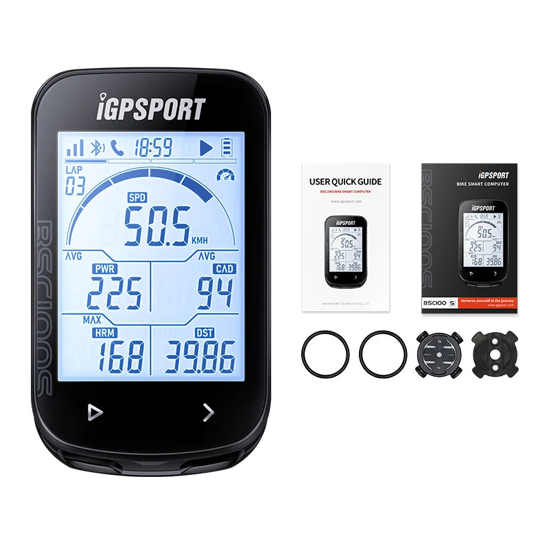 iGPSPORT BSC100S GPS Odometer Cycling Bike Computer Sensors Cycl Speedomet Riding Cycling Speedometer 2.6‘’ large screen