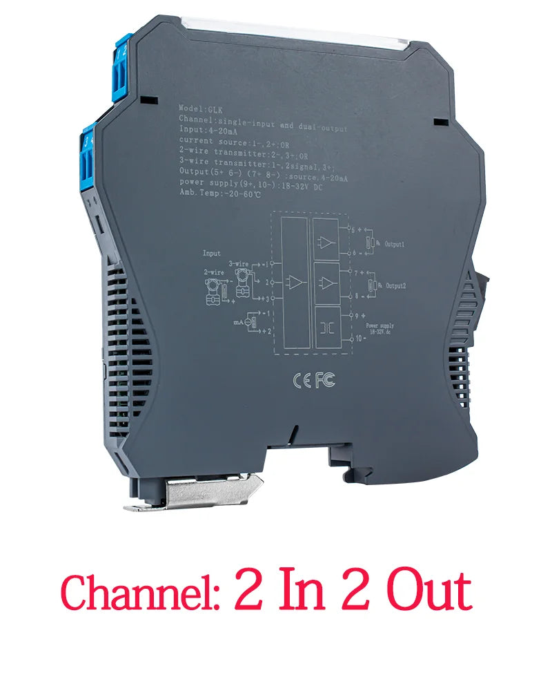 GLK Analogue Signal Isolator - Channel Options