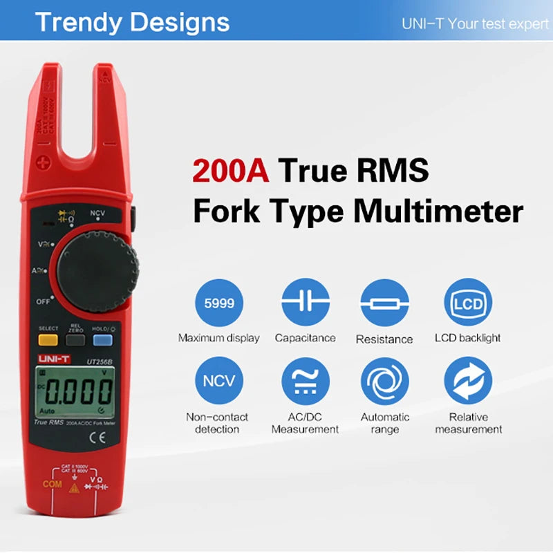 UT256A/UT256B Digital Fork Meter