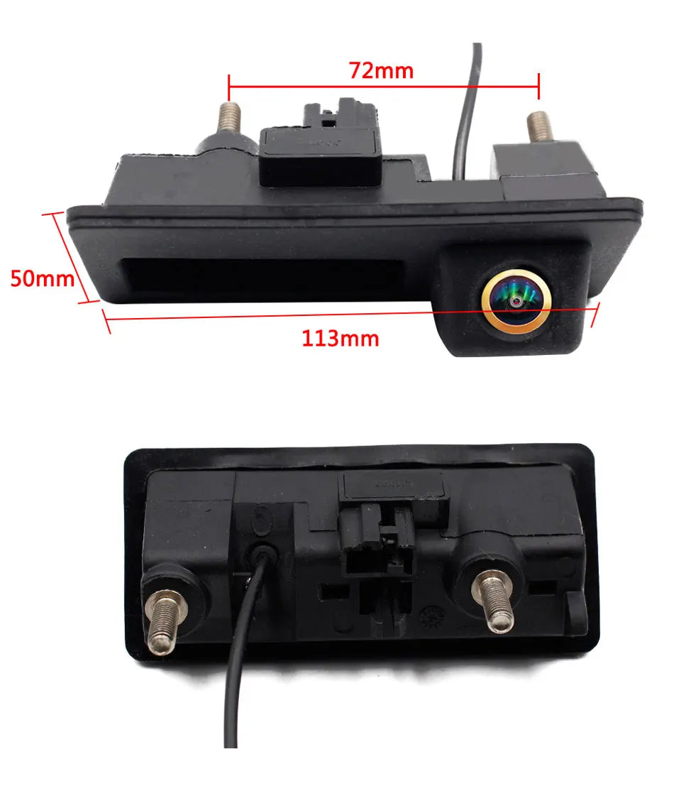 1080P AHD Car Rear View Camera 175° Wide Angle with Guide Lines