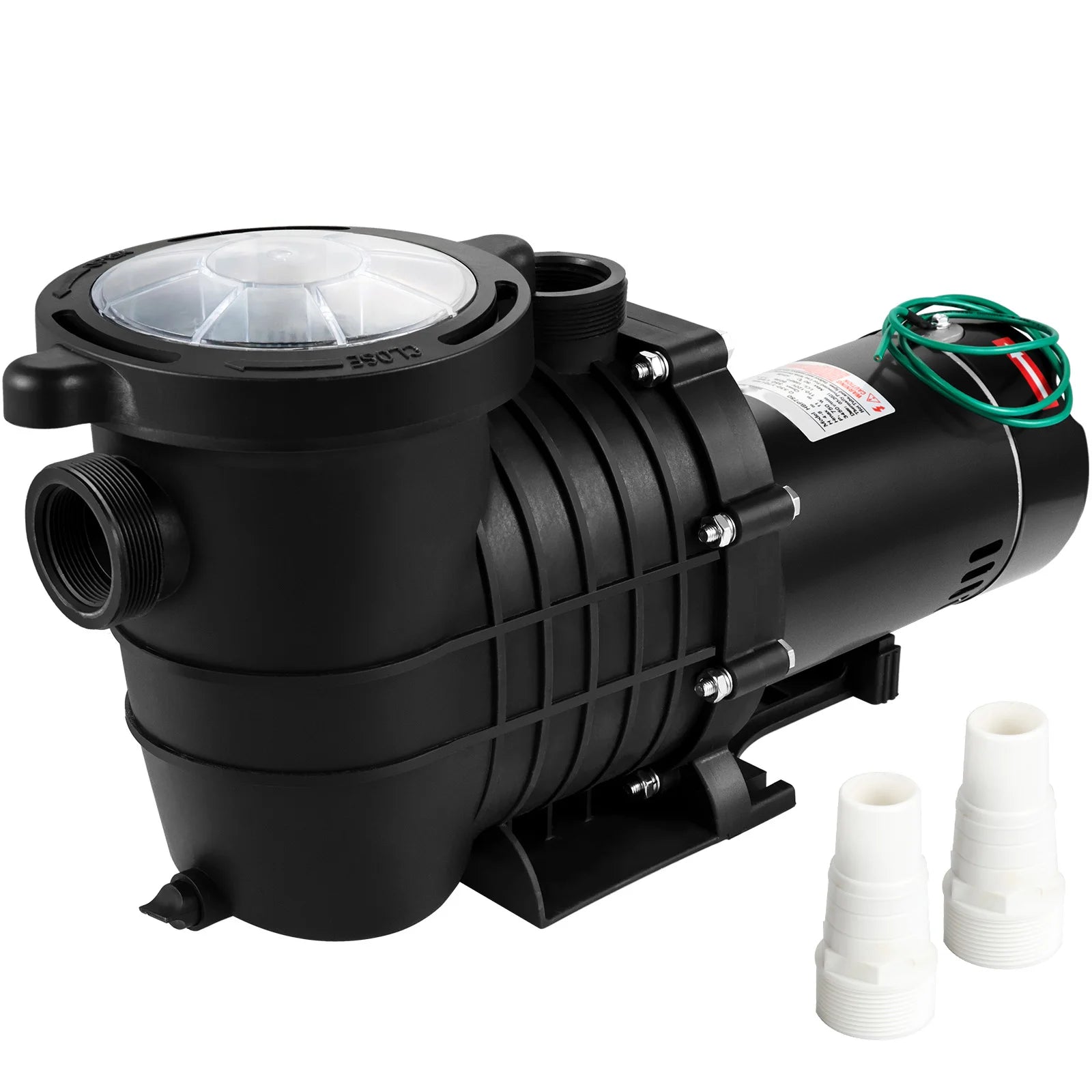 SucceBuy Swimming Pool Pump 110V/220V 5544GPH Powerful Self-priming for In/Above Ground Pool Water Circulation Strainer Basket
