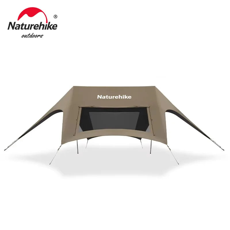 Large Camping Sun Shelter Awning 12–18 Person Waterproof Canopy