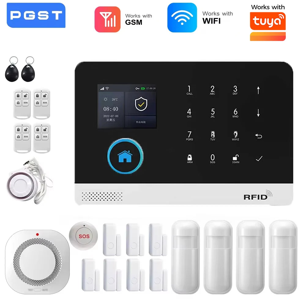 PG-103 Wi-Fi/GSM Home Alarm System - Kit Options