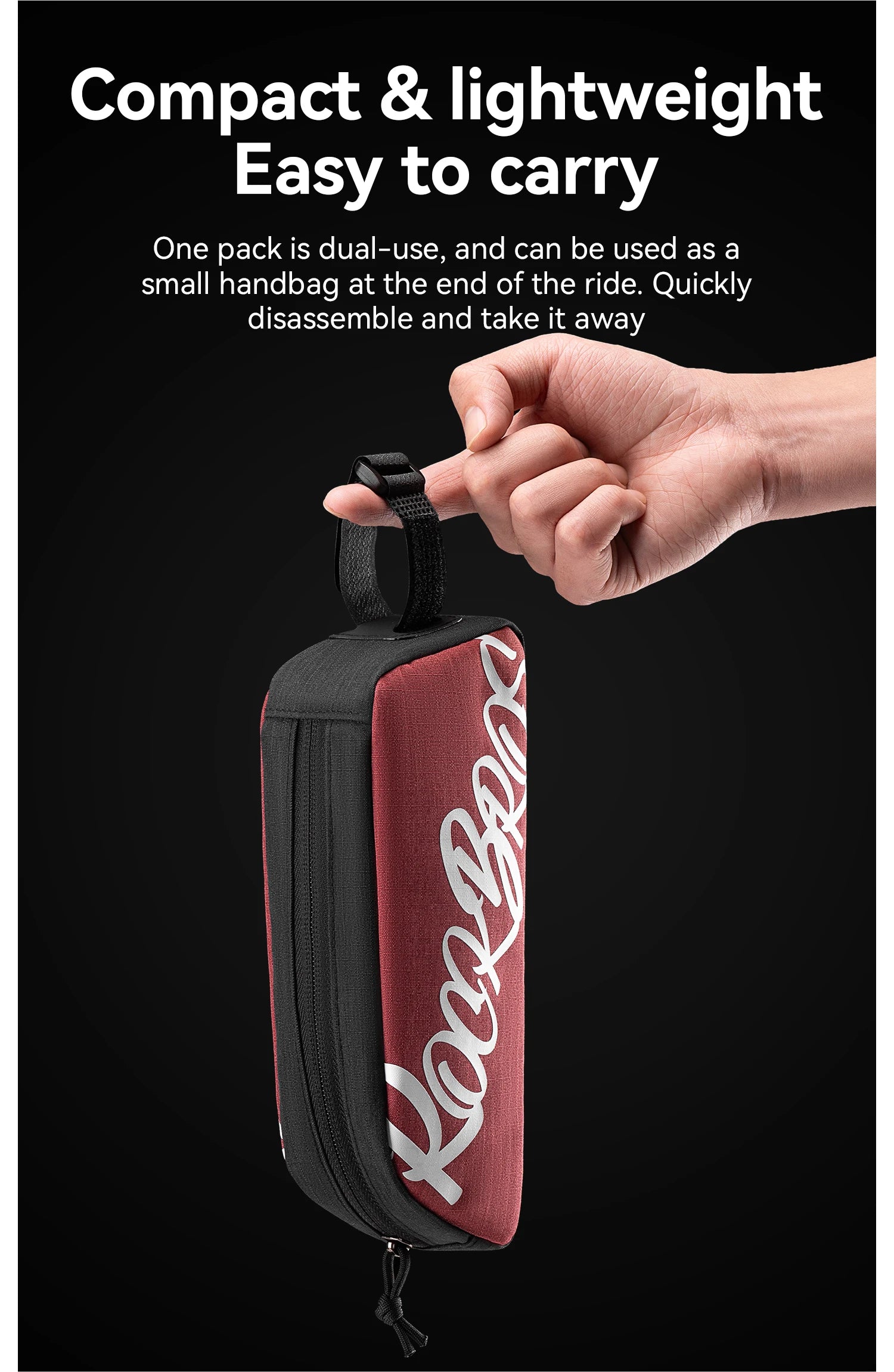 Bike Top Tube Bag 0.8L Rainproof Frame Pack