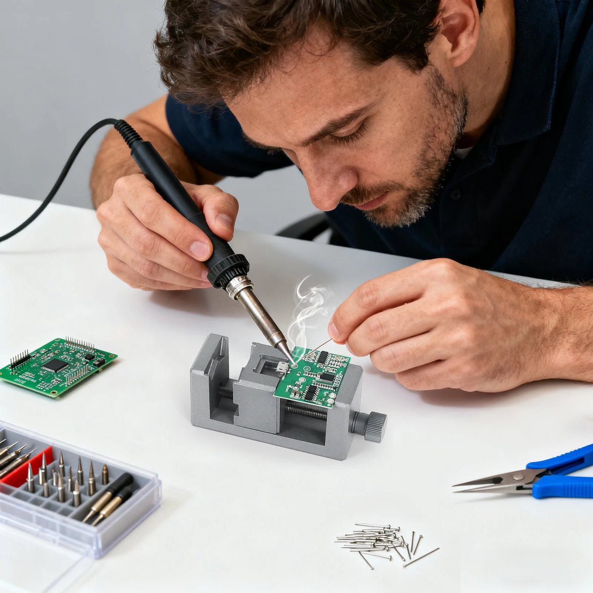 Adjustable PCB Soldering Holder