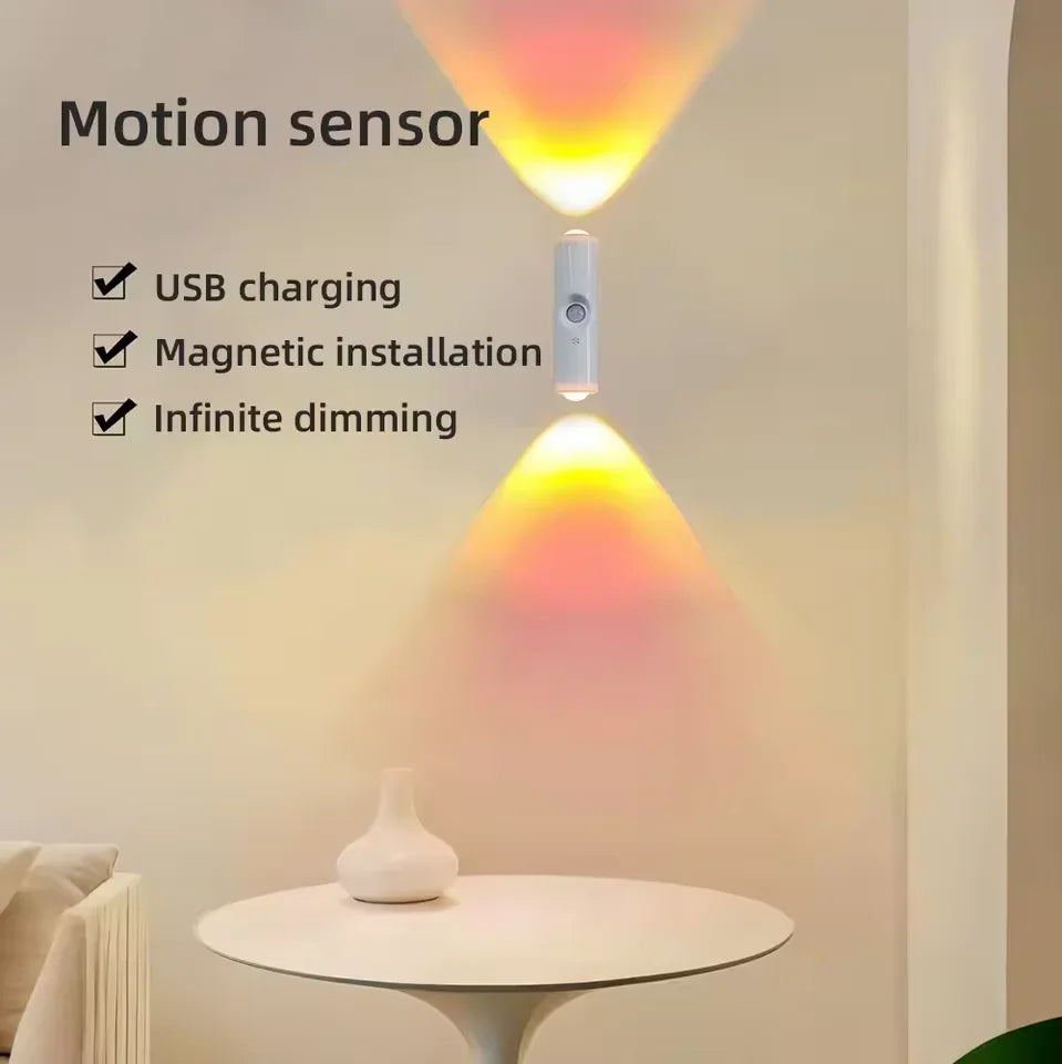 Magnetické nabíjecí LED noční světlo s pohybovým senzorem