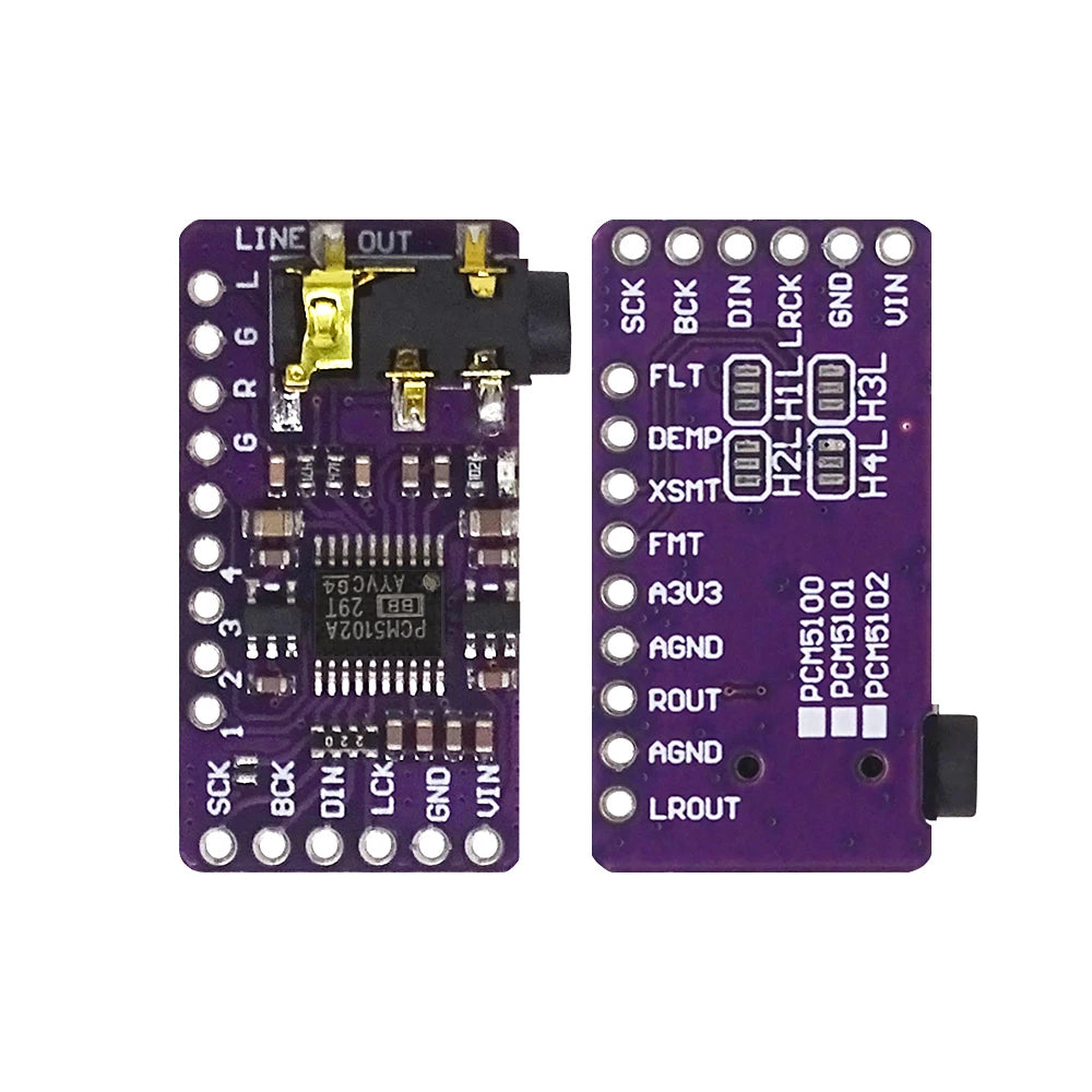 PCM5102A I2S Stereo DAC Board