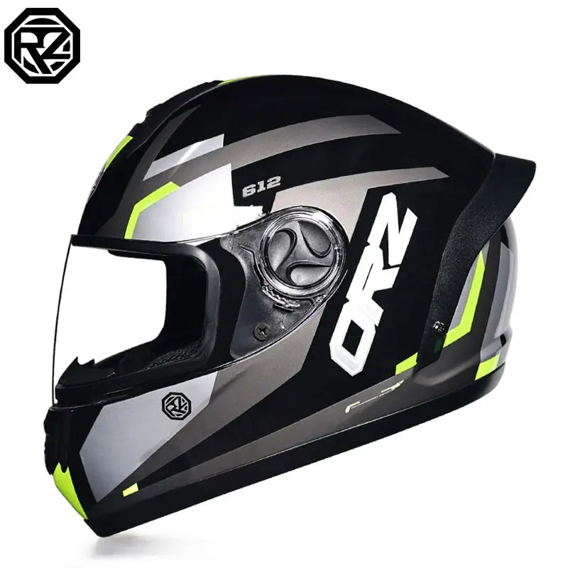 ORZ Full Face Motorcycle Helmet DOT Approved, Unisex ABS+PC