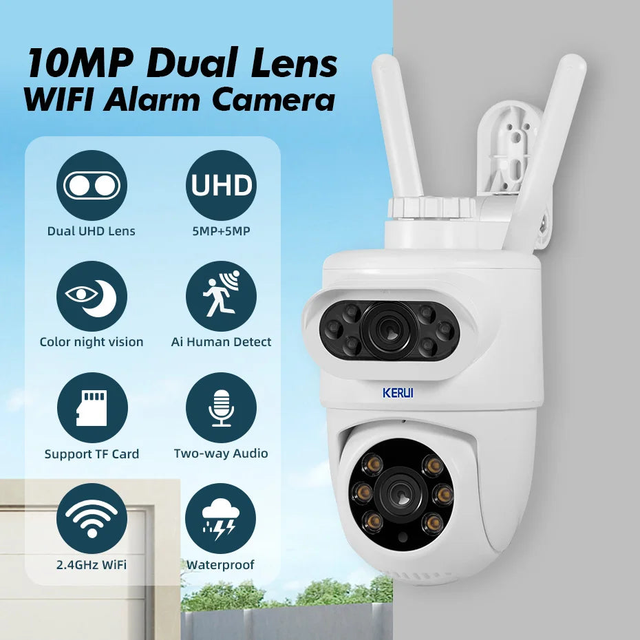 10MP 5K PTZ IP Camera for Outdoor Security