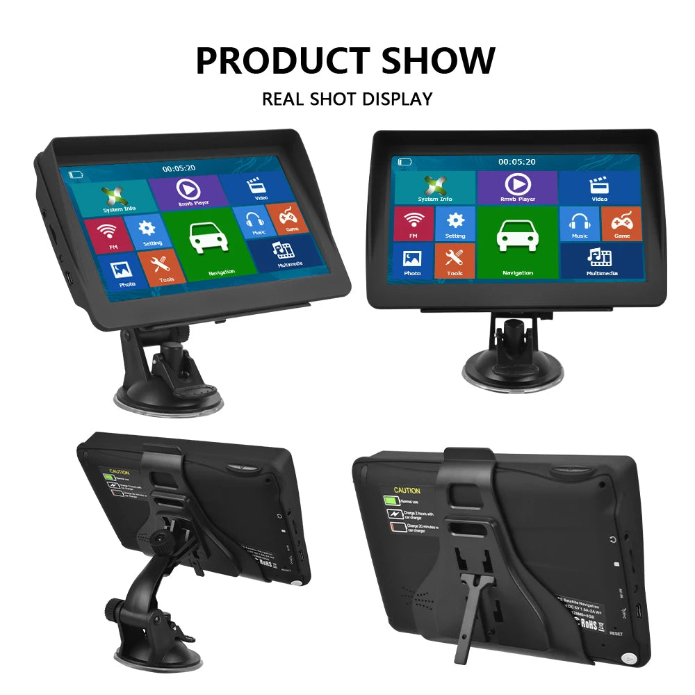 7-inch TFT LCD Touchscreen GPS Navigator with FM Voice Guide