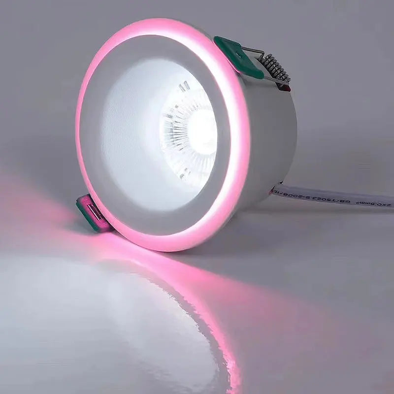 Recessed LED Downlight with Decorative Centre and Edge Light
