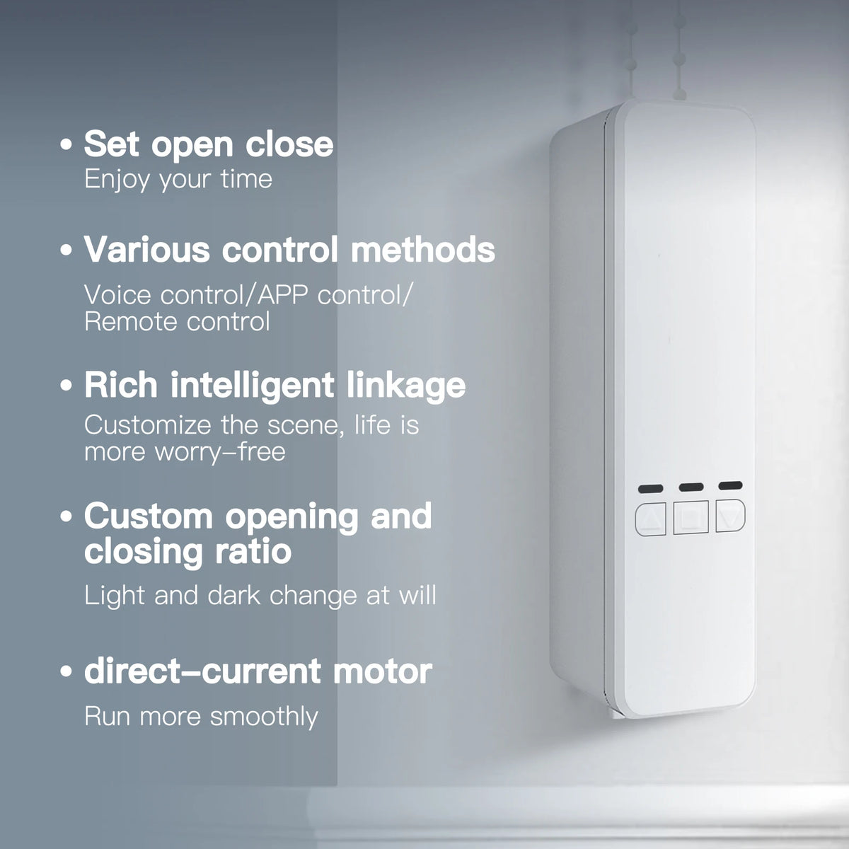 MOES Tuya WiFi Smart Motor Elektrische Ketten-Roller Rollläden Schattenspender Antrieb RF-Fernbedienungskit Smart Life App über Alexa/Google