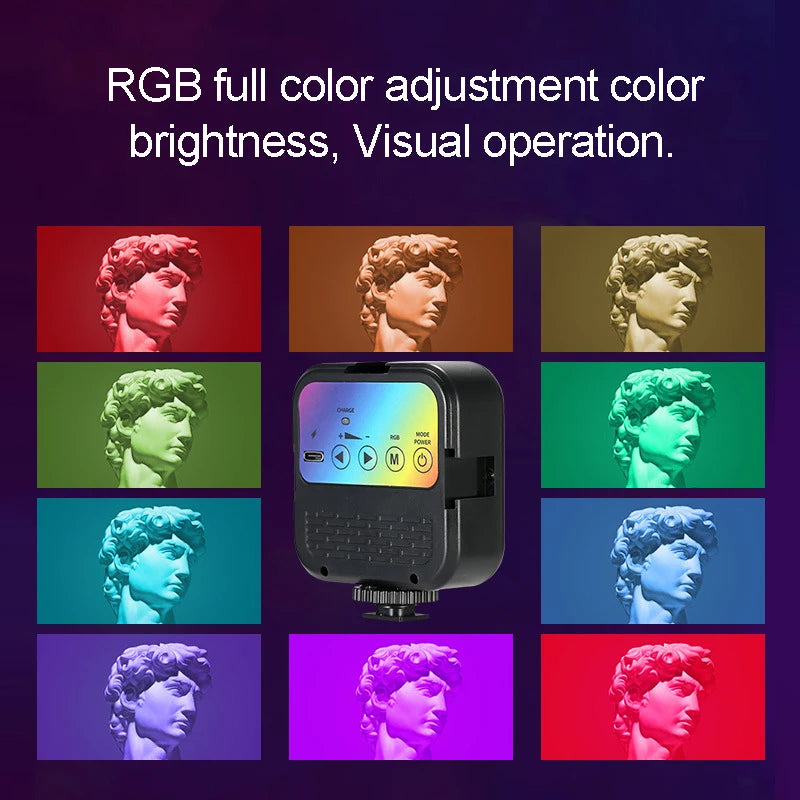 Rechargeable Ring Light - RGB and Tricolour Options