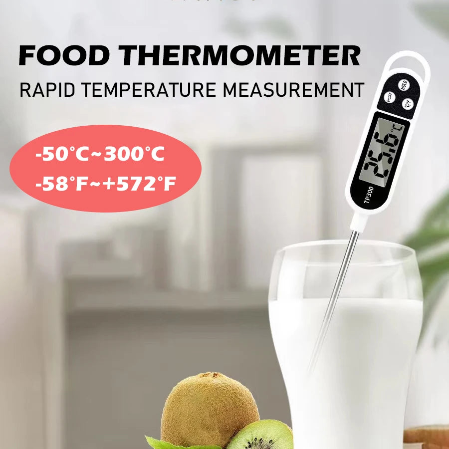 Digital Cooking Probe Thermometer, Celsius/Fahrenheit
