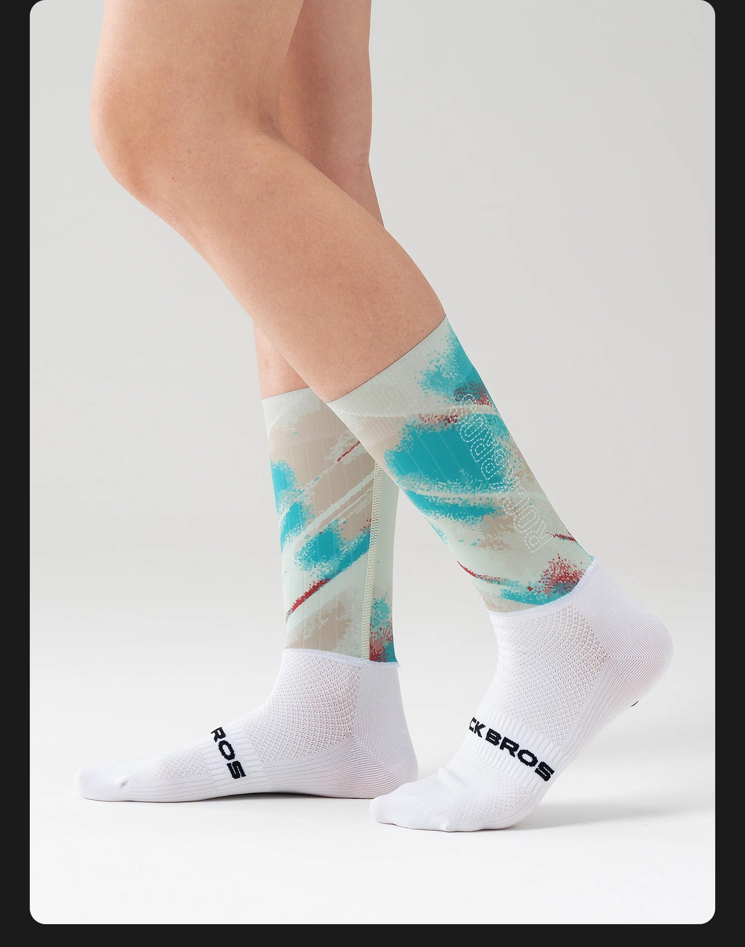 Compression Cycling Socks Knee-High Non-Slip Sports Performance Socks