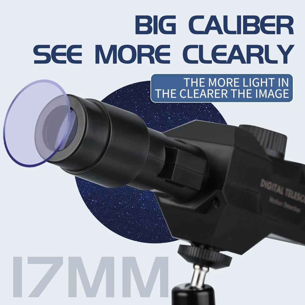 Telescopio digital WiFi, zoom 70x, monocular 1920X1080, cámara con trípode, control en app para móvil, compatible con Android e IOS
