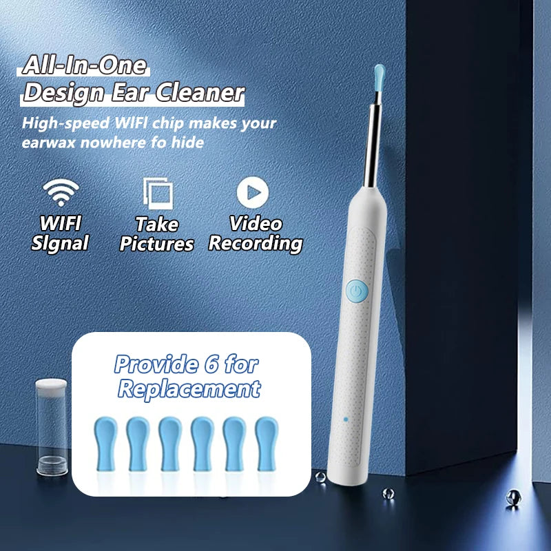 Visuell öronvaxrensare med kamera – Smart öronvårdssats