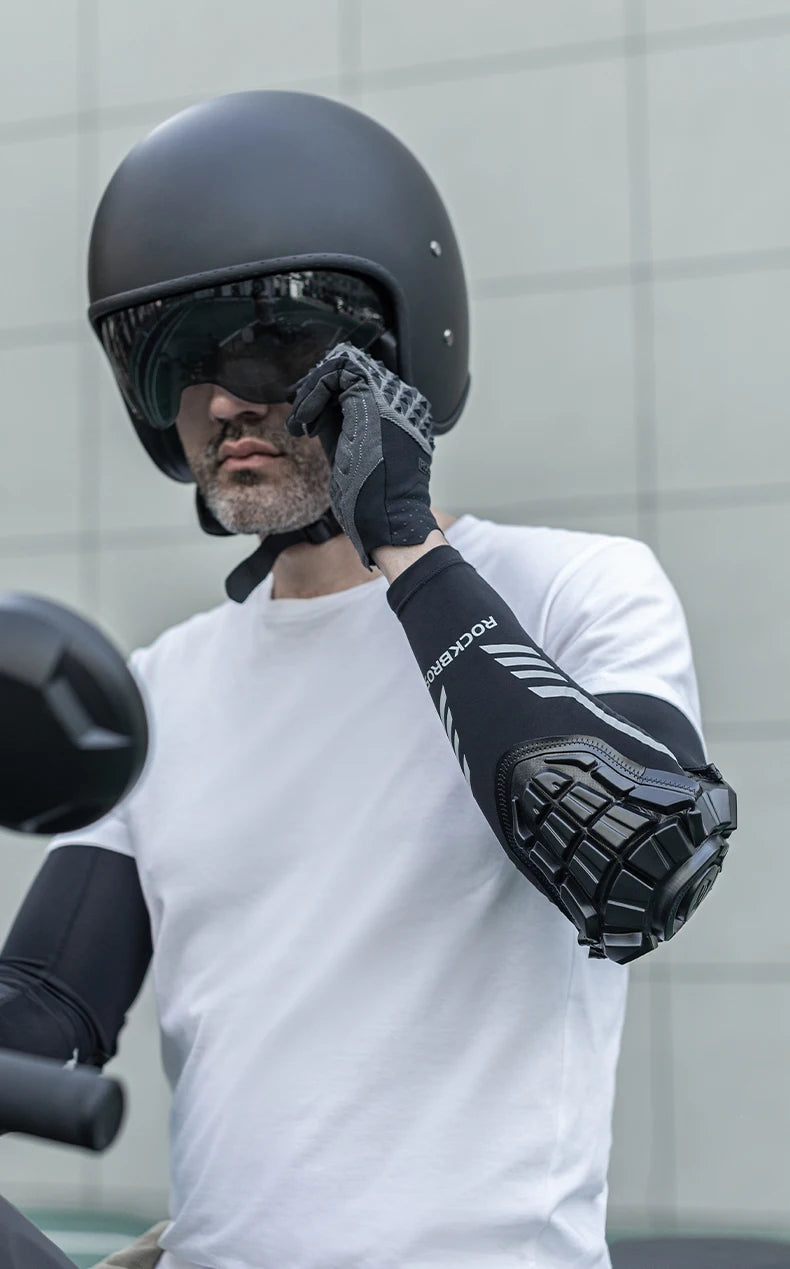 Motorcycle Elbow Pads with Hard Protection for Adult Riders