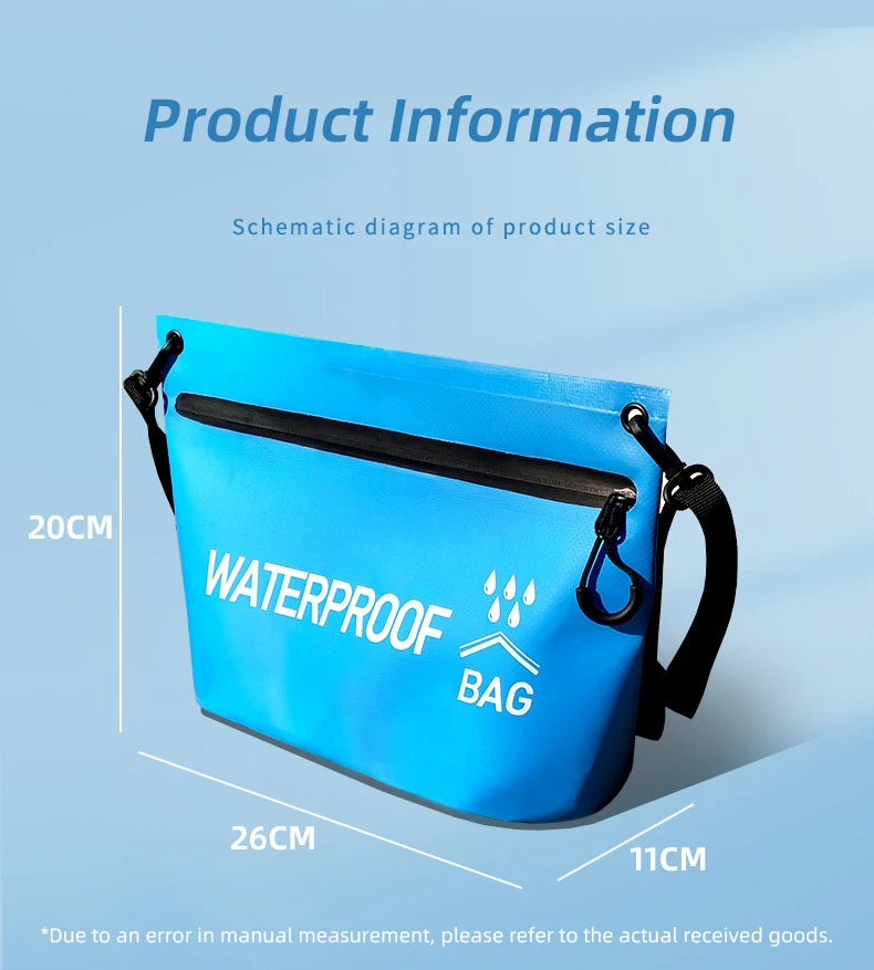 5L Waterproof Dry Bag Travel Handbag Pack Wash Sack Swimming Rafting Kayaking River Trekking Floating Boating Water Bags XA17WA