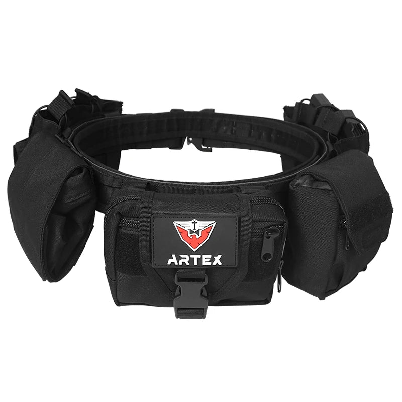 Cinto de Utilidade Tático e Conjunto de Bolsos