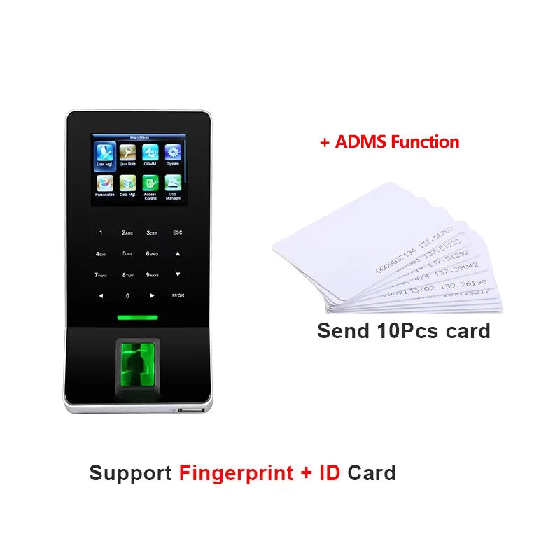 Docházkový terminál ZKTeco na otisky prstů s Wi‑Fi a 3000 šablonami