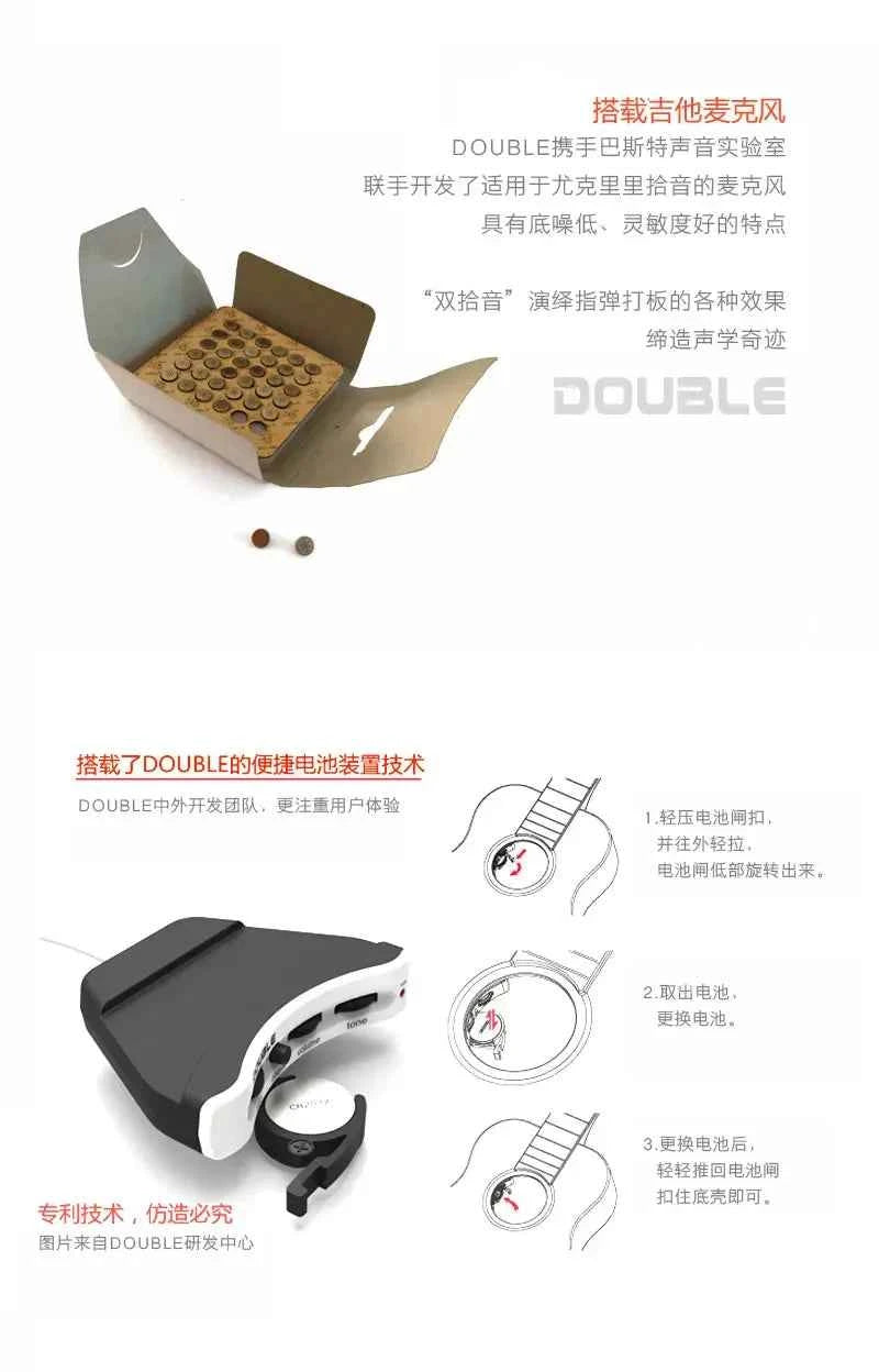 C1U or C2U Ukulele Soundhole Pickup