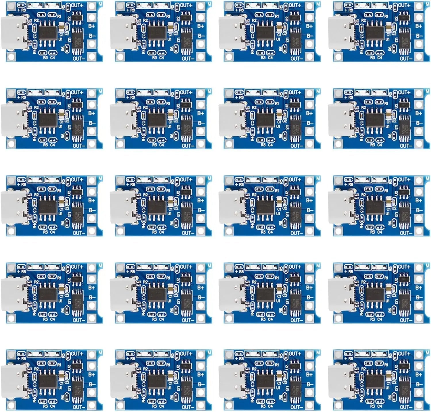 10pcs 5V 1A 18650 Lithium Battery Charging Board PLR TP4056 Lithium Charging Mini/Micro USB Type C Charge Module With Protect