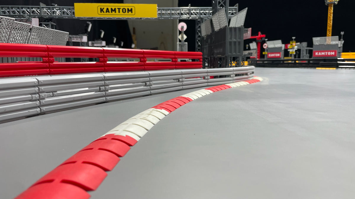 Veisperringer i plast til RC-driftbaner