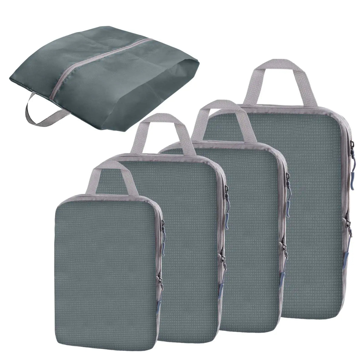 Fünfteiliges Kompressions-Packwürfel-Set