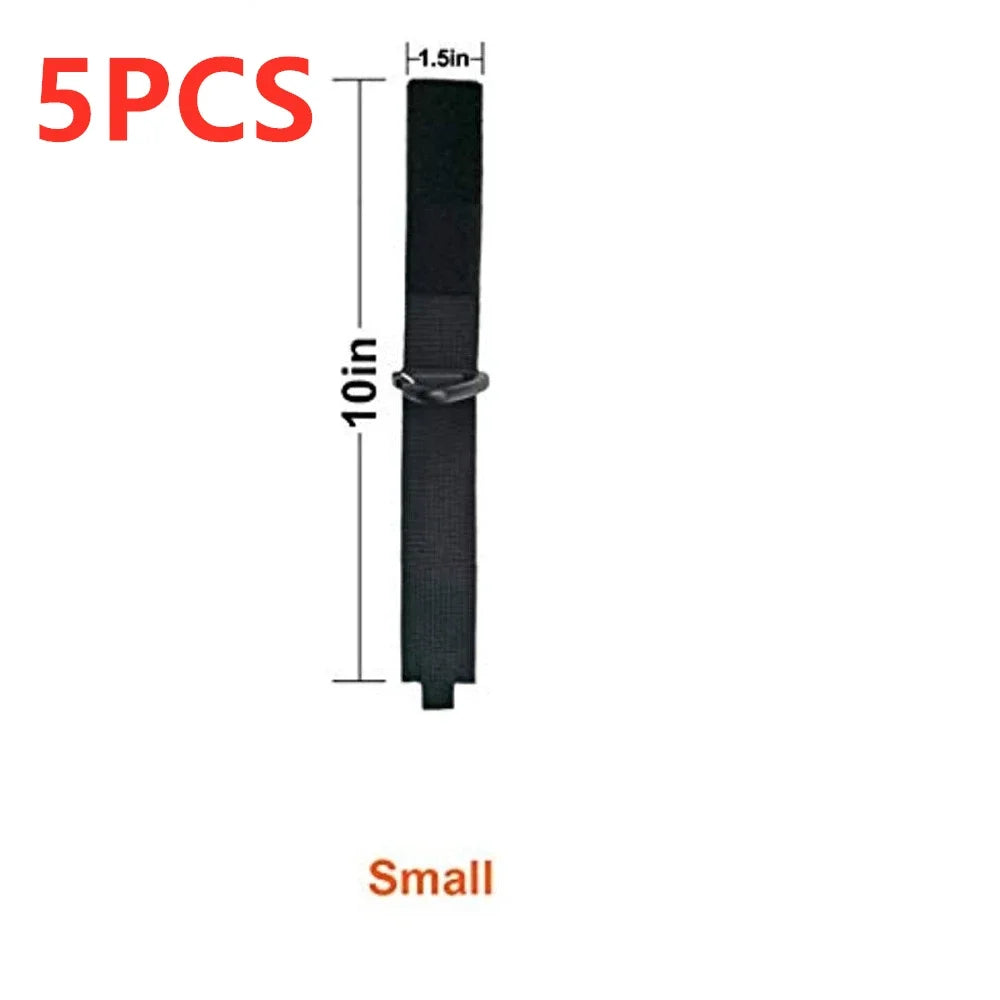 Cord Organizer Holder with Triangle Buckle Wire Manager Power Cord Management Nylon Heavy Cord Storage Straps for Cables Hoses