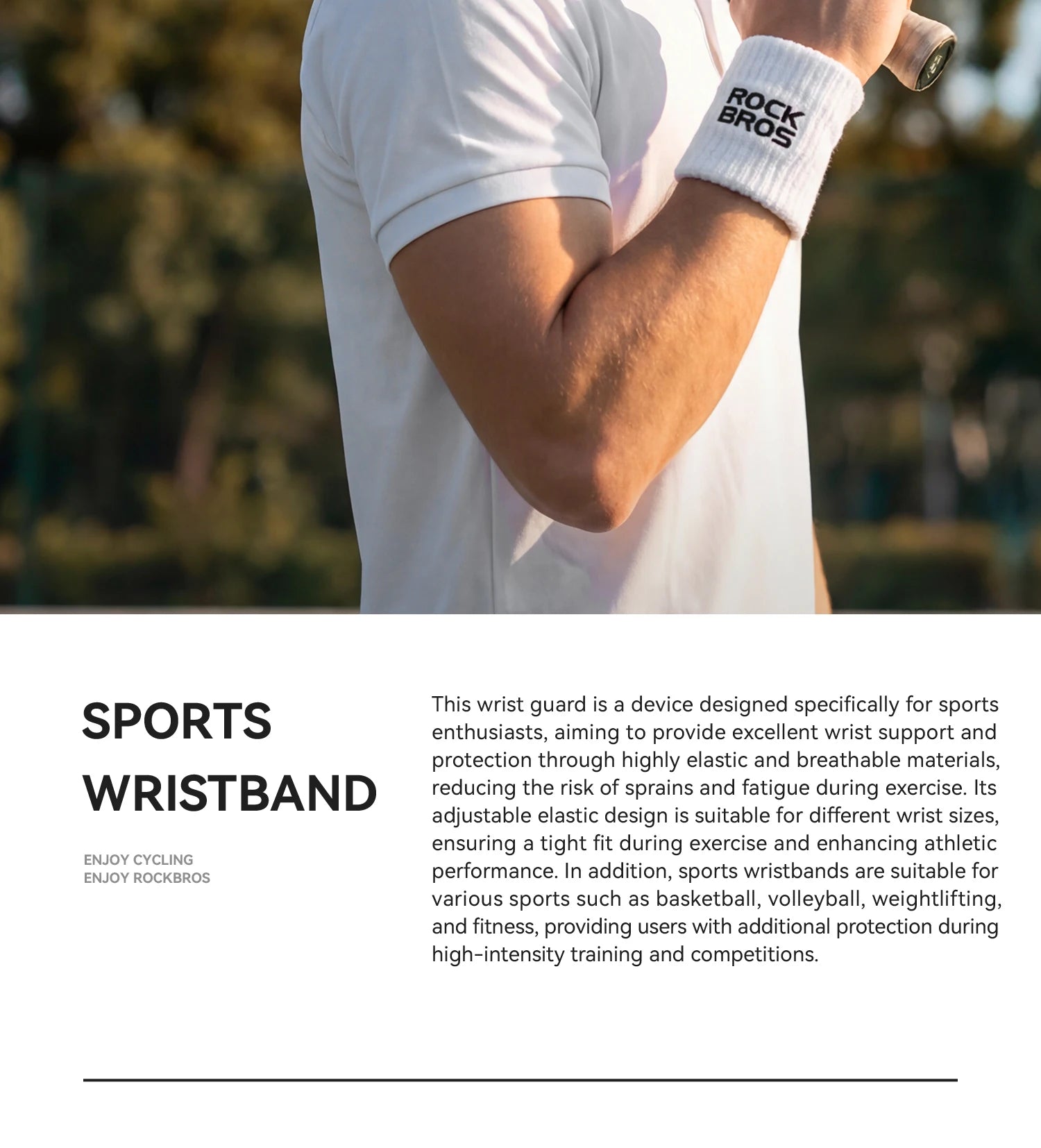 Nastavitelná potítka s podporou zápěstí pro sport a každodenní trénink