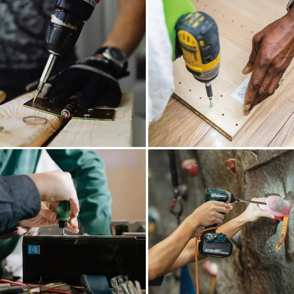 11 PCS Torx Security Bit Set S2 Steel Magnetic Security Screwdriver Set 50/100mm Star Screwdriver Set for Shark Vacuum T6-T40